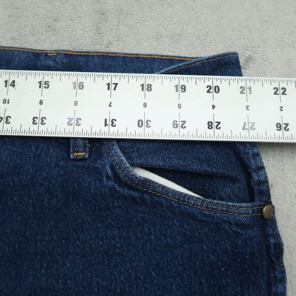 Wrangler Jeans Mens Size 44 (42x30 actual) Blue Regular Cowboy Cut Denim 947STR - Picture 4 of 16